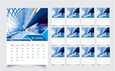 Calendario De Pared Vector Premium