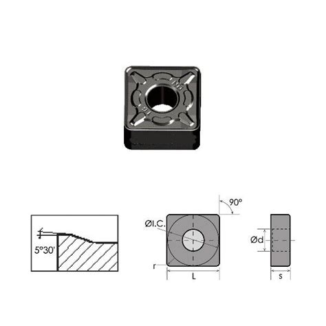 SNMG 543 DM BLACK DIAMOND COATED CARBIDE INSERT 6035 0543 EBay