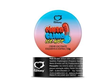 Pomada Excitante Ice Hot Pinta Clima 7 5g Sexy Fantasy Inspire se Inspiração que te transforma