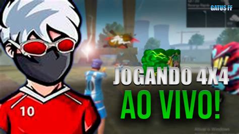 FREE FIRE AO VIVO X1 DOS CRIAS 4X4 DOS CRIAS 4V4 INSCRITOS