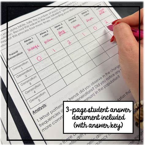 Genetic Drift Simulation Activity ⋆ The Trendy Science Teacher