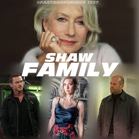 Fast And Furious on Instagram: “The Shaw Family” | Fast and furious, Luke evans, Celebrity photos