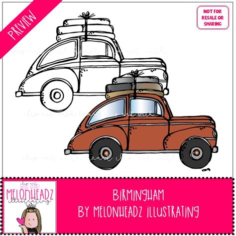 Birmingham Clip Art Combo Pack Melonheadz