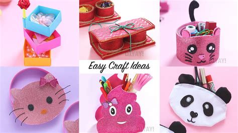 6 EASY CRAFT IDEAS Craft Ideas DIY Crafts YouTube