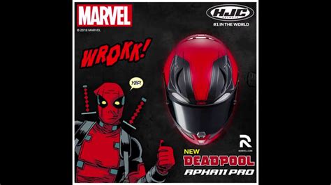 Deadpool Hjc Rpha Pro Helmet Youtube