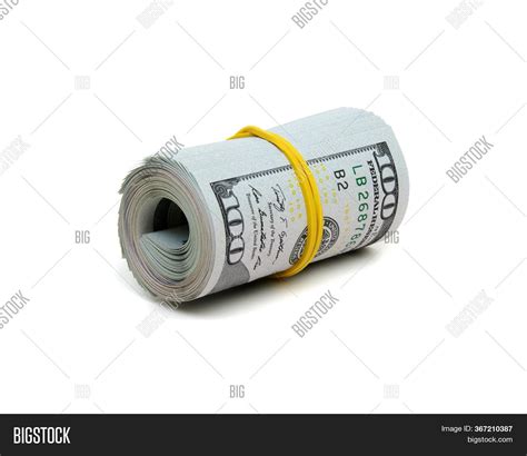 roll money isolated  image photo  trial bigstock