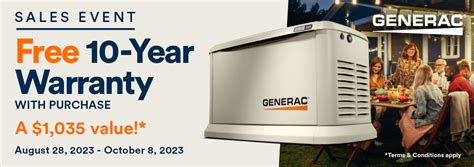 Generac Generator Promotional Page Tx Quality Home Products Of Texas