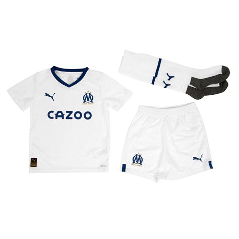 Tenue Enfant OM Domicile 2022 23 Sur Foot Fr