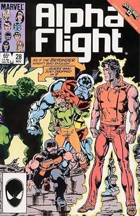 Alpha Flight Vol 1 Secret Wars II Cross Over Issue 28A Year