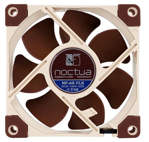 Noctua NF-A8 FLX Quiet Computer Fan 80mm