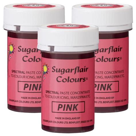 Amazon X Sugarflair G Pink Spectral Paste Gel Edible Food