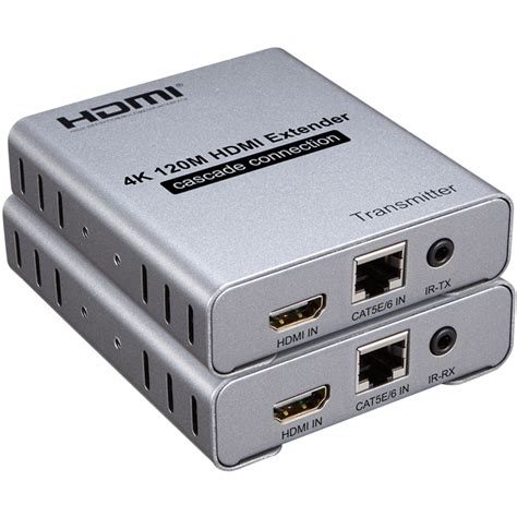 Hdmi Kvm Extender 120m With Ir And Usb Hd 1080p Over Tcp Ip Cat5 Cat6 Lankagadgetshome 94