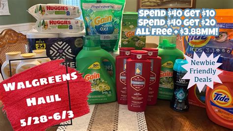 WALGREENS HAUL 5 28 6 3 NEWBIE FRIENDLY DEALS ALL FREE 3MM YouTube