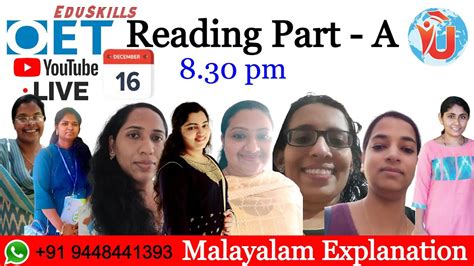 Edu Skills Oet Reading Part A Strategies Tips Malayalam Oet Made