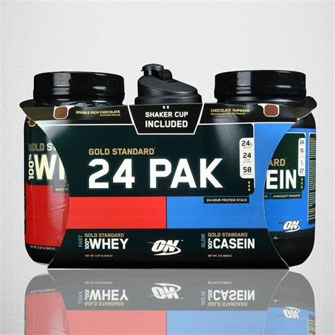 Kit Gold Standard Pak Whey Protein G Casein G