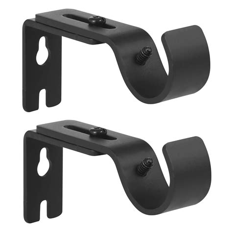 Snapklik Anndason Heavy Duty Adjustable Curtain Rod Brackets Rod