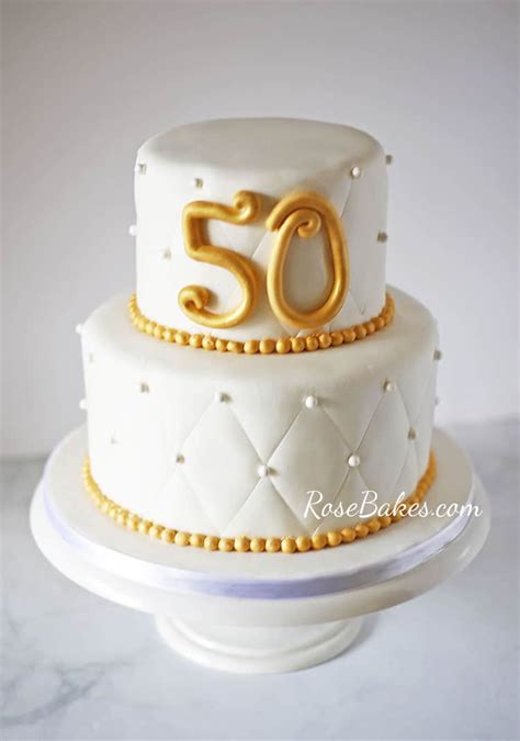 50th Anniversary Tier Cakes