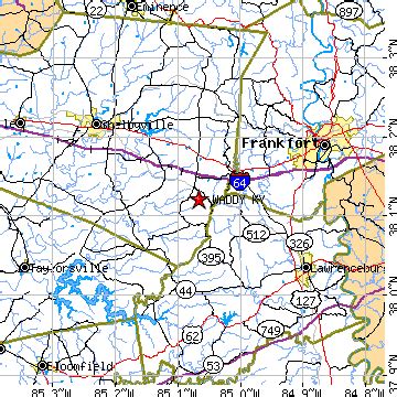 Waddy, Kentucky (KY) ~ population data, races, housing & economy