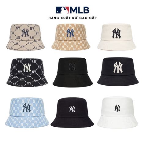 Mũ bucket MLB xuất dư phong cách Hàn Quốc hot hit cao cấp Shopee Việt Nam