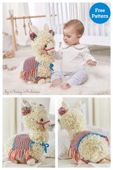 Drama Llama Amigurumi Free Knitting Pattern