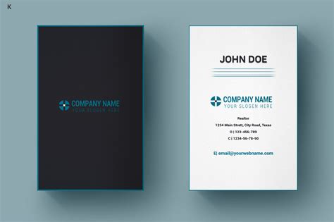 Vertical Business Card Template By Ayme Designs | TheHungryJPEG