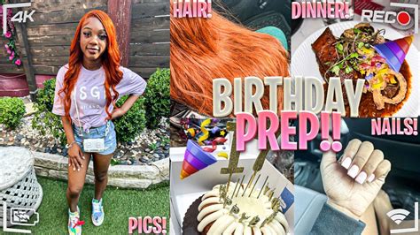 MY 17TH BIRTHDAY PREP VLOG Hair Lashes Nails Dinner YouTube