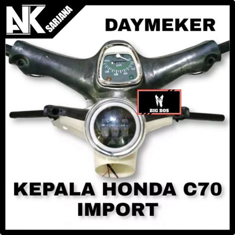 Jual KEPALA HONDA C70 BATOK HONDA C70 KOMPLIT ATAS BAWAH IMPORT SET