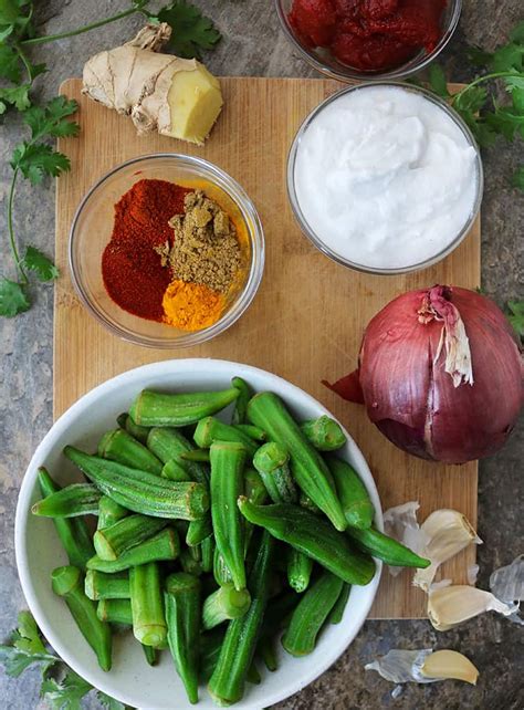 Easy Okra Curry A Vegetarian Recipe Savory Spin