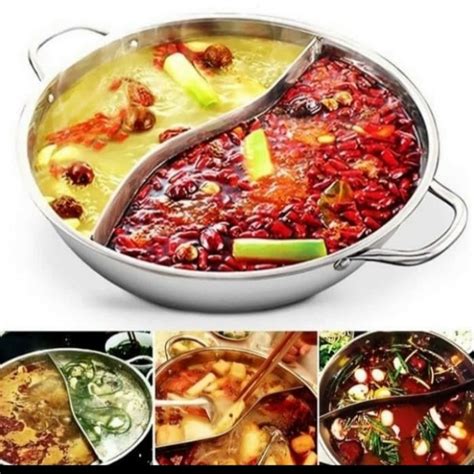 Jual Yangstore D306 Panci Shabu 28 Cm Tutup Kaca Panci Hotpot