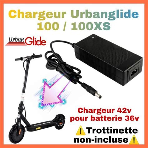 Chargeur V Urbanglide Xs Pour Trottinette Lectrique