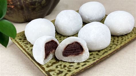 How To Make Mochi With Red Bean Paste Steaming Method YouTube