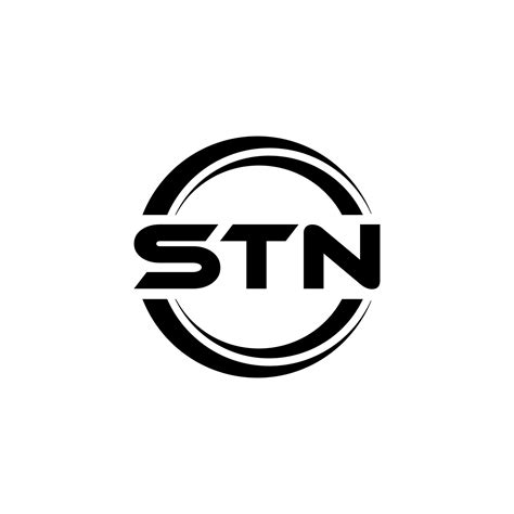 Dise O Del Logotipo De La Letra Stn En La Ilustraci N Logotipo