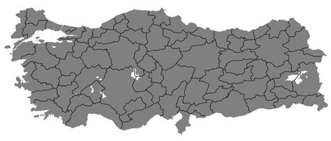 Blank Map of Turkey by TerrryTerrr on DeviantArt