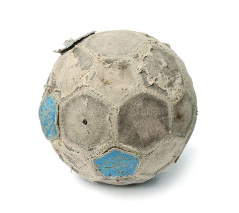 Old Soccer Ball Stock Image Image Of Path Grey Retro 267747007