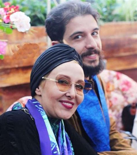 Former Actress Katayoun Riahi With His Son In Different Photo Poses