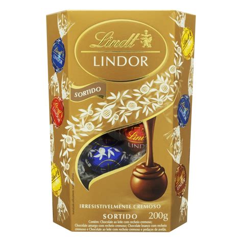 Bombons Sortidos Lindor Lindt 200g Shopee Brasil