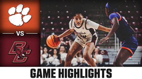 Clemson Vs Boston College Women S Basketball Highlights 2022 23 Youtube