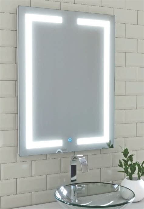 Espelho Luz Led Iluminação Embutida Touch 50x70cm Bivolt