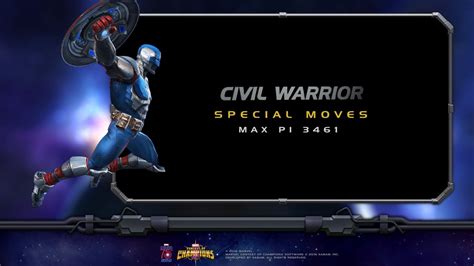 Civil Warrior Special Moves Marvel Contest Of Champions YouTube