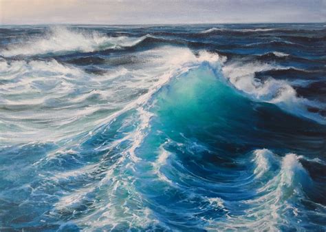 original art Made in Yorkshire sea painting | abstract art ...