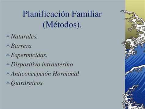 Ppt PlanificaciÓn Familiar Powerpoint Presentation Free Download Id834399