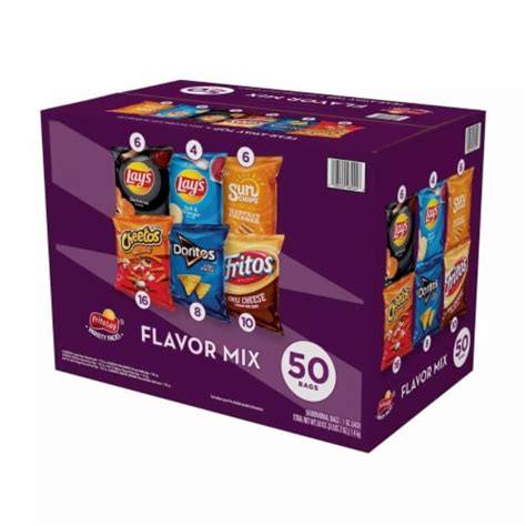 Frito Lay® Flavor Mix Snacks Variety Pack 50 Ct 1 Oz Food 4 Less