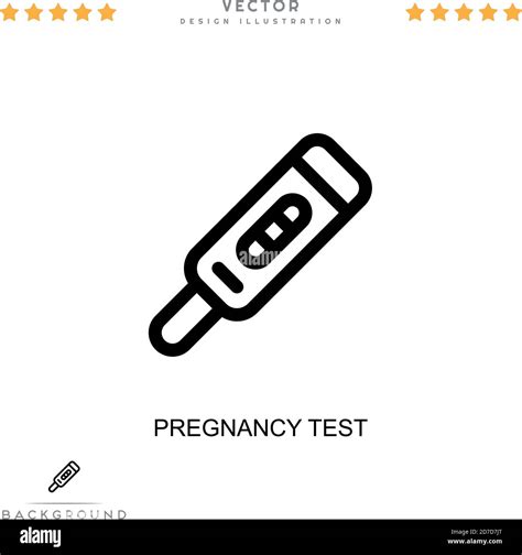 Pregnancy Test Icon Simple Element From Digital Disruption Collection Line Pregnancy Test Icon