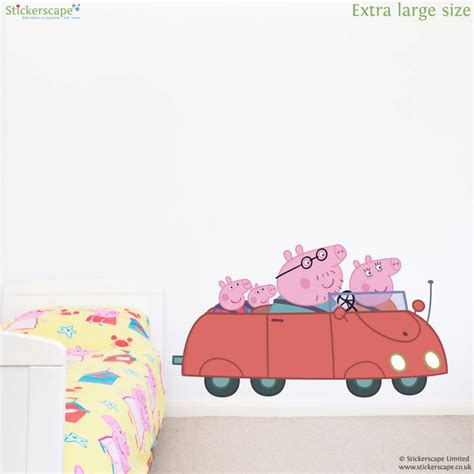 Peppa and Friends car wall sticker | Stickerscape