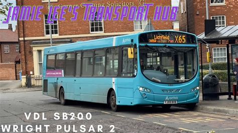 Mega Thrash Arriva Midlands Vdl Sb Wright Pulsar No On X