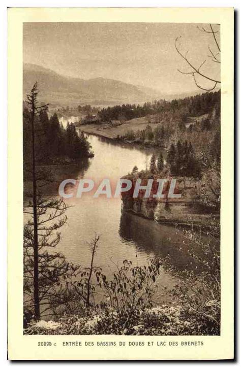 Carte Postale Ancienne Entr E Des Bassins Du Doubs Et Lac Des Brenets