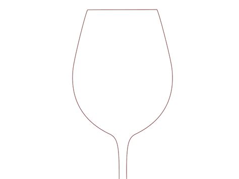 Wine Glass Outline Clip Art at Clker.com - vector clip art online ...