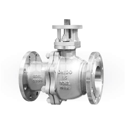 Dn Pn Flanged Floating Ball Valve In L Stainless Steel For