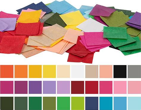 Amazon Nicunom Pcs Inch Tissue Paper Squares Assorted