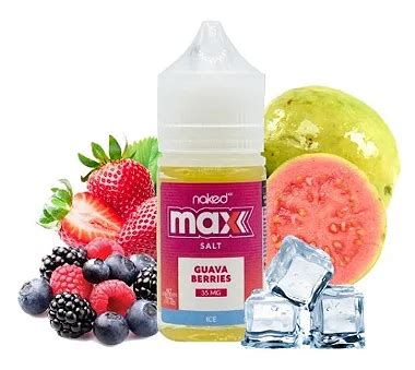 NicSalt Naked Max Guava Berries 30ml Reino Pod